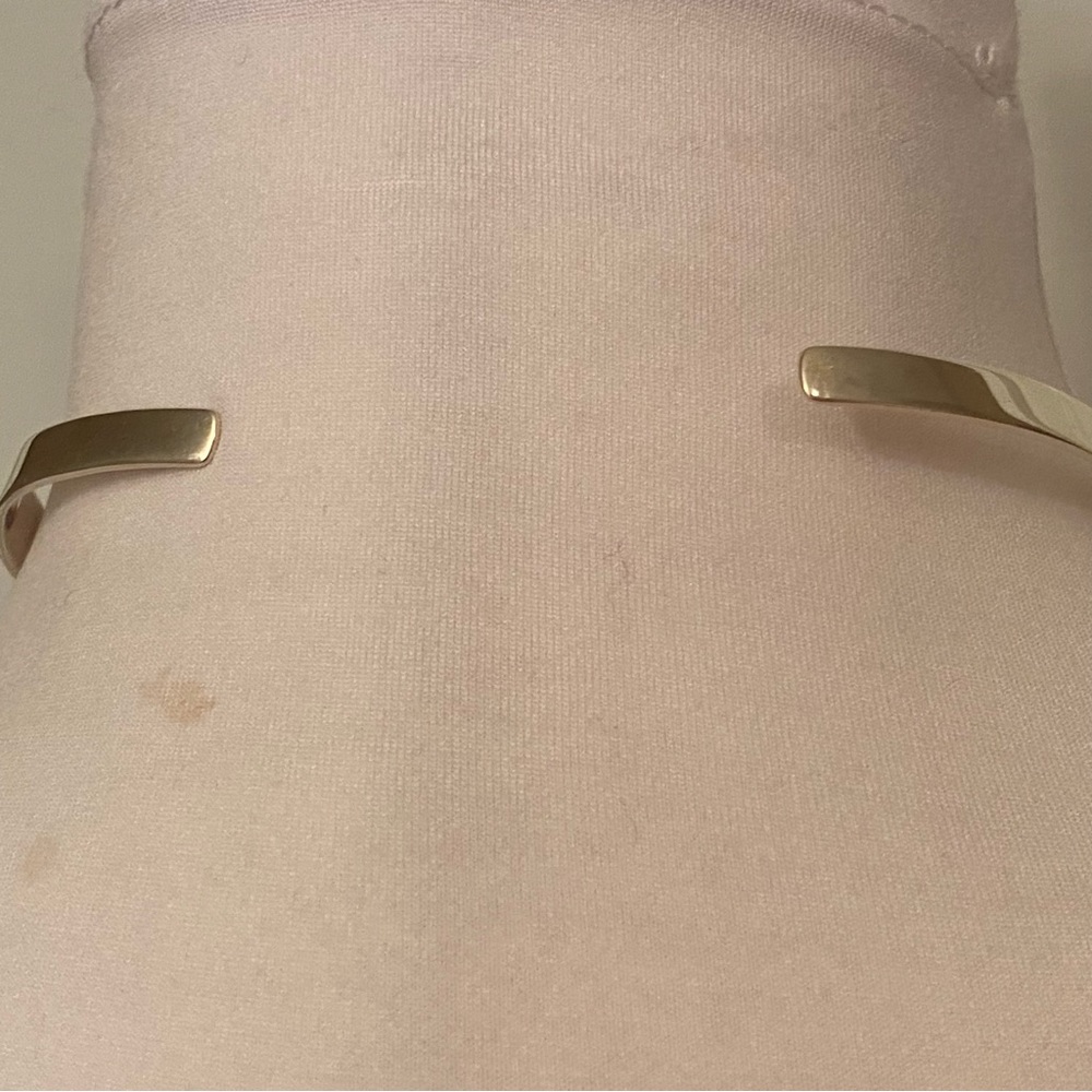 MEXICO MODERNIST NECKLACE STERLING SILVER BLACK ONYX COLLAR TORQUE TS-70 925 - Picture 10 of 12